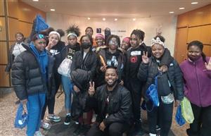  Mr. James and Burns students